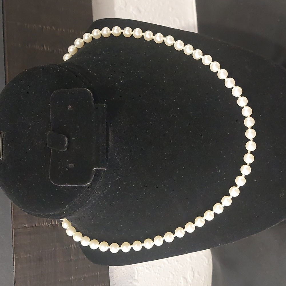 Pearl Necklace (Faux) 26" L 6mm